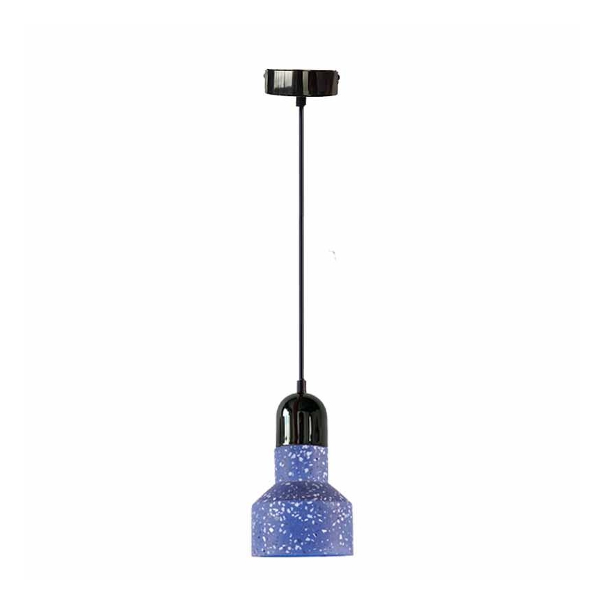 Csillár zsinóron TERRAZZO 1xE27/60W/230V átm. 12 cm kék