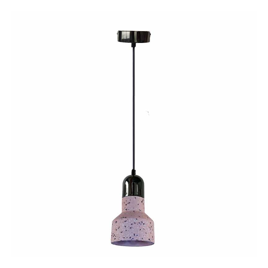 Csillár zsinóron TERRAZZO 1xE27/60W/230V átm. 12 cm piros
