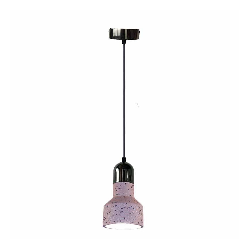 Csillár zsinóron TERRAZZO 1xE27/60W/230V átm. 12 cm piros