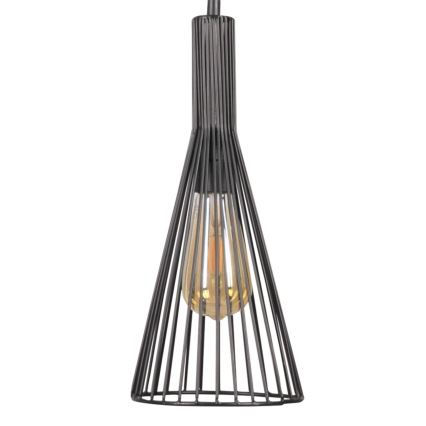 Csillár zsinóron TIANA 3xE27/20W/230V fekete