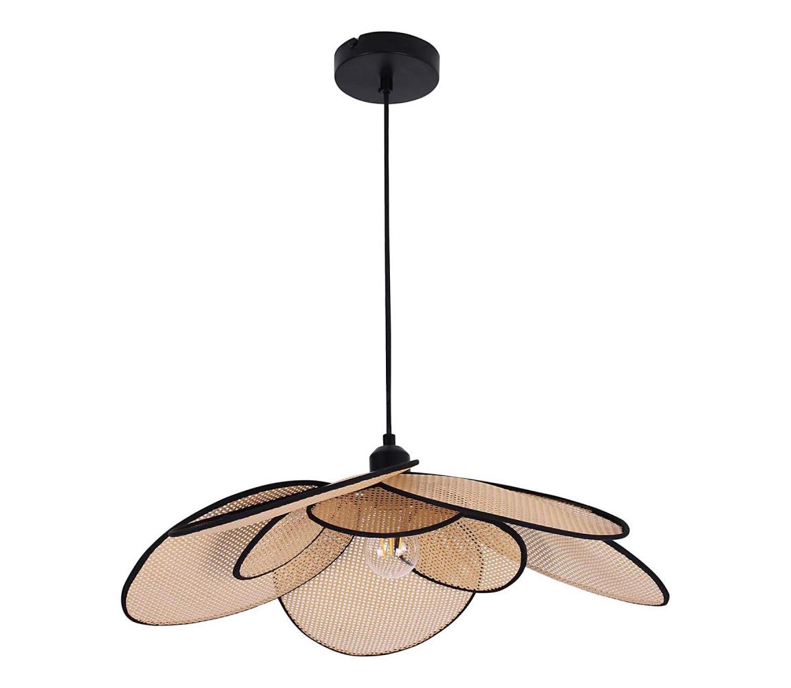 Csillár zsinóron TOBAGO 1xE27/20W/230V átm. 60 cm bézs 331182