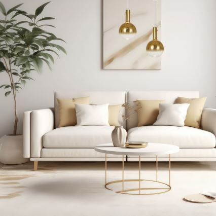 Csillár zsinóron TORONTO 1xGU10/8W/230V arany