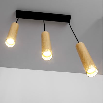 Csillár zsinóron TUBO 3xGU10/25W/230V