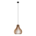 Csillár zsinóron TUCCI 1xE27/60W/230V átm. 29 cm tölgy