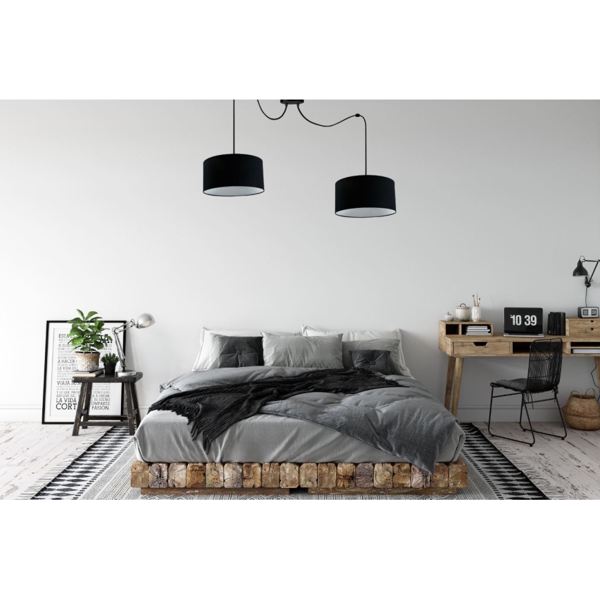 Csillár zsinóron TUZ 2xE27/60W/230V pók