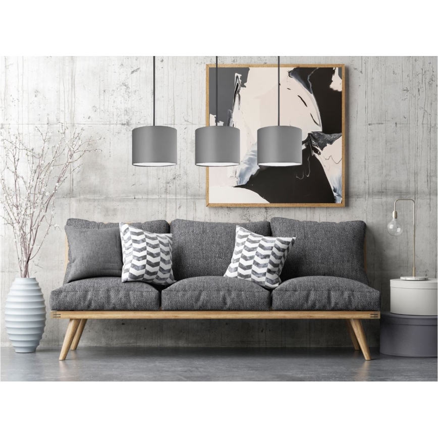 Csillár zsinóron TUZ 3xE27/60W/230V