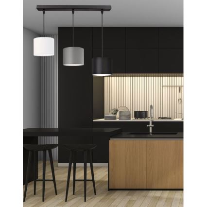 Csillár zsinóron TUZ 3xE27/60W/230V