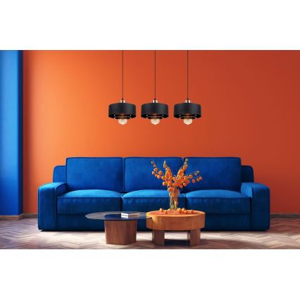 Csillár zsinóron VEST 3xE27/60W/230V