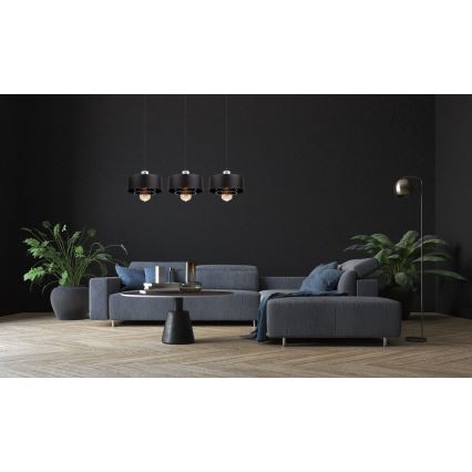 Csillár zsinóron VEST 3xE27/60W/230V