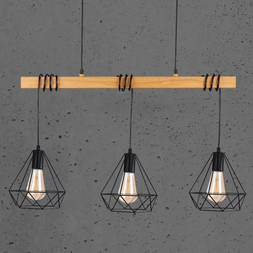 Csillár zsinóron VIGO 3xE27/20W/230V