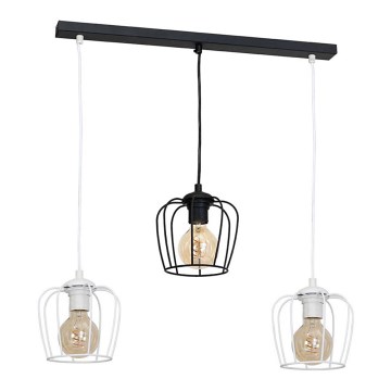 Csillár zsinóron VINTAGE 3xE27/60W/230V