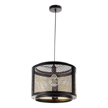 Csillár zsinóron VITO 1xE27/40W/230V fekete