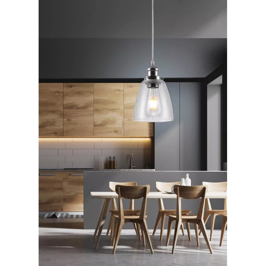 Csillár zsinóron VOICE 1xE27/40W/230V