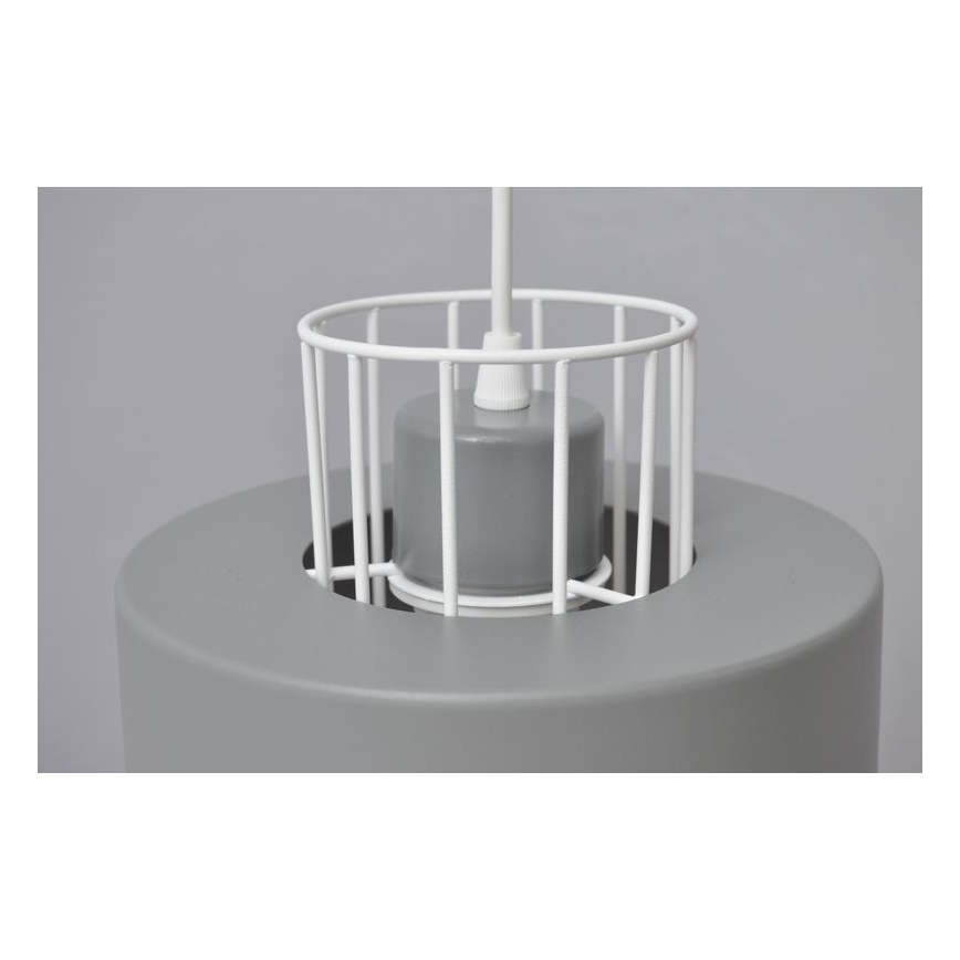 Csillár zsinóron VOLTA 3xE27/15W/230V á. 42 cm szürke