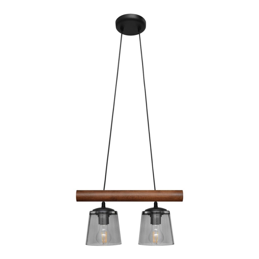 Csillár zsinóron WOODSTOCK 2xE27/15W/230V