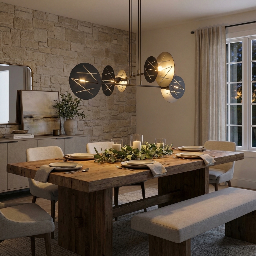 Csillár zsinóron XOTIC 4xE27/15W/230V fekete