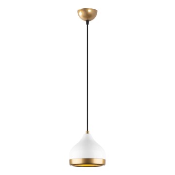 Csillár zsinóron YILDO 1xE27/40W/230V fehér/arany