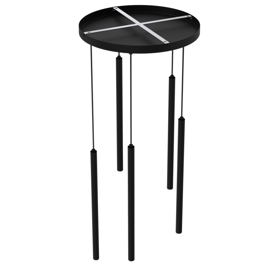 Csillár zsinóron YORU 5xG9/8W/230V fekete