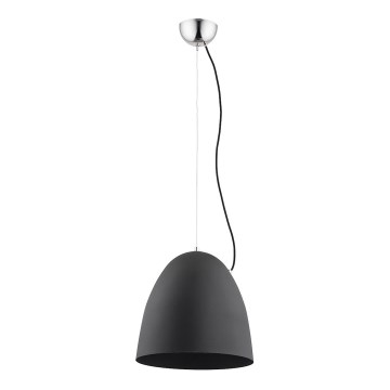 Csillár zsinóron ZETES 1xE27/15W/230V fekete