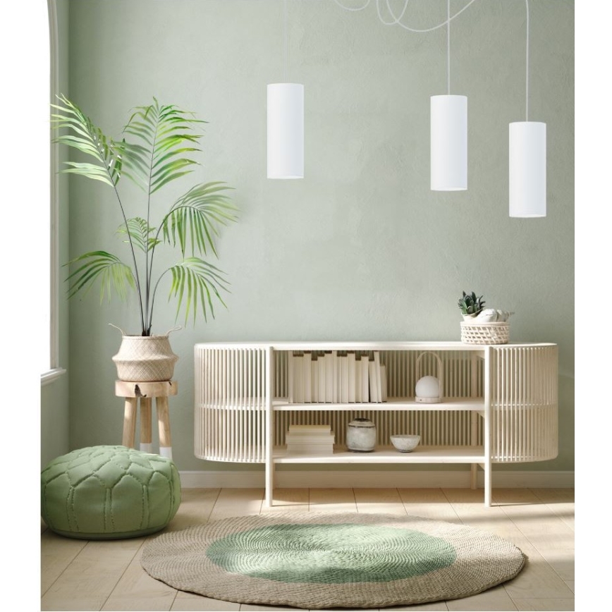 Csillár zsinóron ZIK 3xE27/40W/230V pók fehér