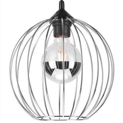 Csillár zsinóron ZOYA 1xE27/60W/230V fényes króm