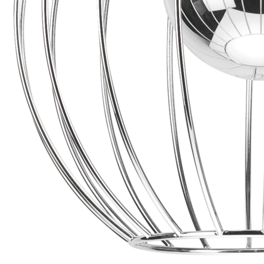 Csillár zsinóron ZOYA 1xE27/60W/230V fényes króm