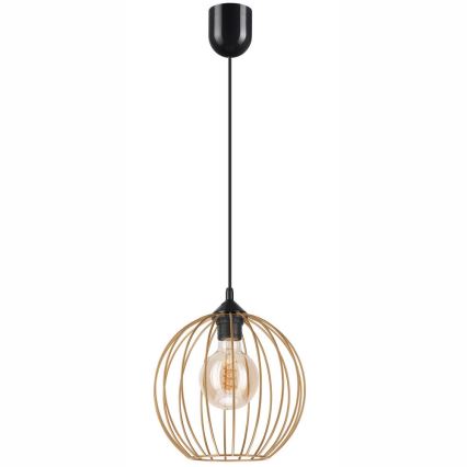 Csillár zsinóron ZOYA 1xE27/60W/230V sárgaréz