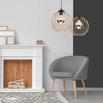 Csillár zsinóron ZOYA 2xE27/60W/230V arany