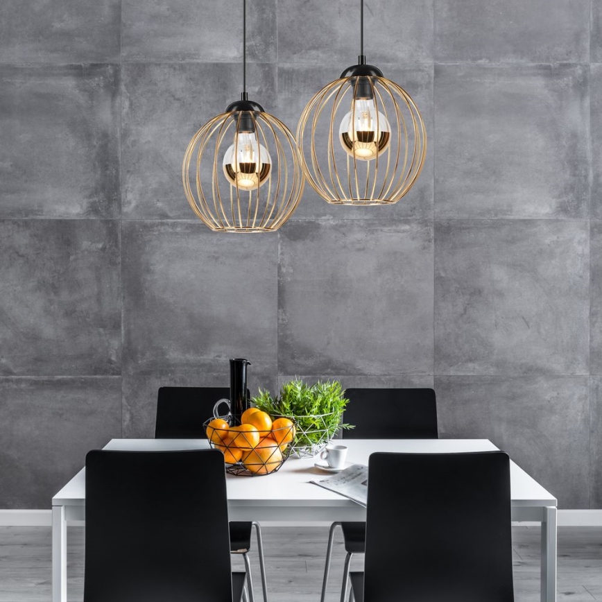 Csillár zsinóron ZOYA 2xE27/60W/230V arany