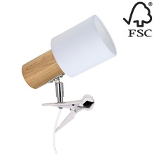 Csipeszes lámpa TREEHOUSE 1xE27/25W/230V - FSC minősítéssel