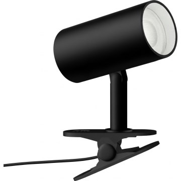 Csíptetős lámpa PUNTO 1xGU10/9W/230V fekete