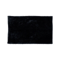 Csúszásgátlós fürdőszobai lábtörlő CHENILLE 50x80 cm fekete