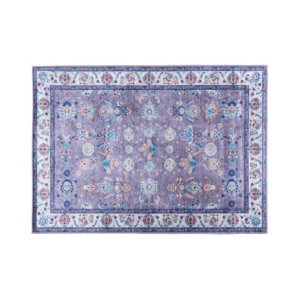 Csúszásgátlós orientális mintás szőnyeg PRINT SHINE 120 x 170 cm, kék