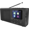 DAB DAB+ FM rádió 3W/5V/4xAA fekete