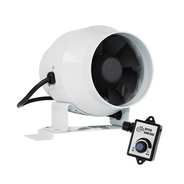 Dalap 24MF100 - Csőventilátor energiahatékony motorral és fordulatszám-szabályzóval MF 100 EC 18W/230V