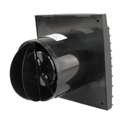 Dalap 41096ZW - Axiális ventilátor időzítővel 125 DARK ZW 10W/230V