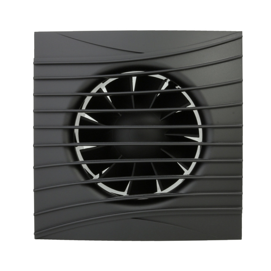 Dalap 41096ZW - Axiális ventilátor időzítővel 125 DARK ZW 10W/230V