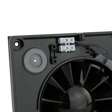 Dalap 41096ZW - Axiális ventilátor időzítővel 125 DARK ZW 10W/230V