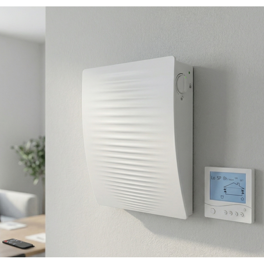 Dalap 55561 - 2 db-os készlet: ZEPHIR SIMPLE DOUBLE szobai rekuperátor 7,61W/230V