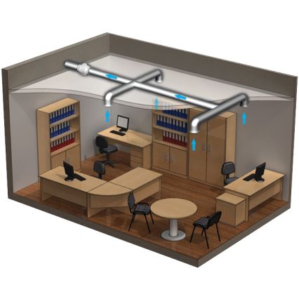 Dalap 8207 - AP PROFI 125 axiális ventilátor, 29 W/230 V
