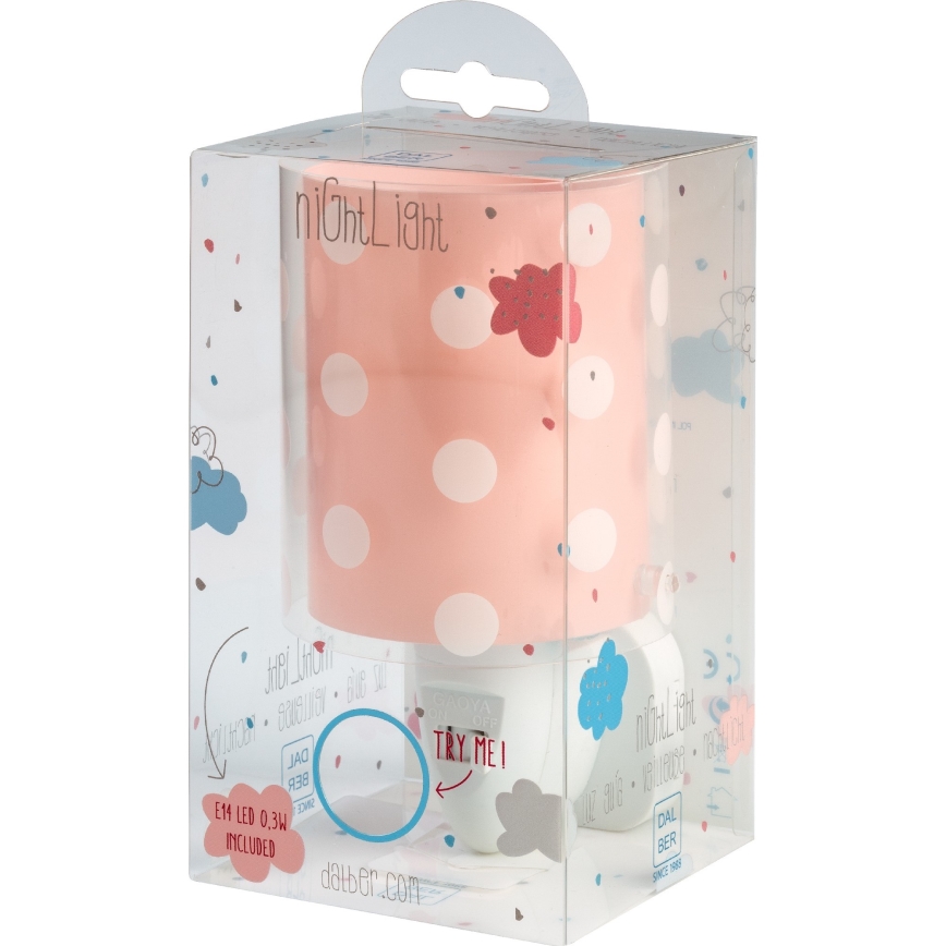 Dalber 41005S - LED Kis Konnektoros lámpa DOTS 1xE14/0,5W/230V