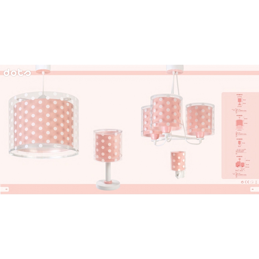 Dalber 41007S - Gyrerek csillár DOTS 3xE27/60W/230V