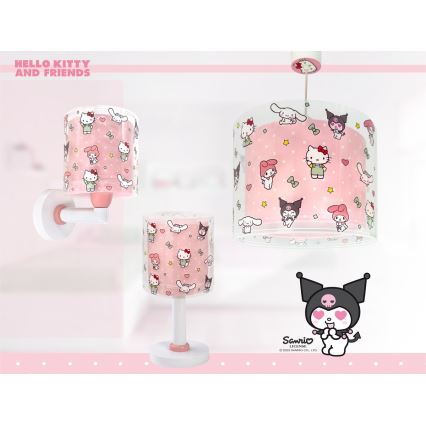Dalber 41251 - LED gyereklámpa HELLO KITTY&FRIENDS 1xG4/4W/230V rózsaszín