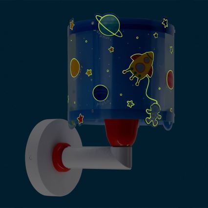 Dalber 41349 - PLANETS gyerekszobai fali lámpa 1xE27/15W/230V