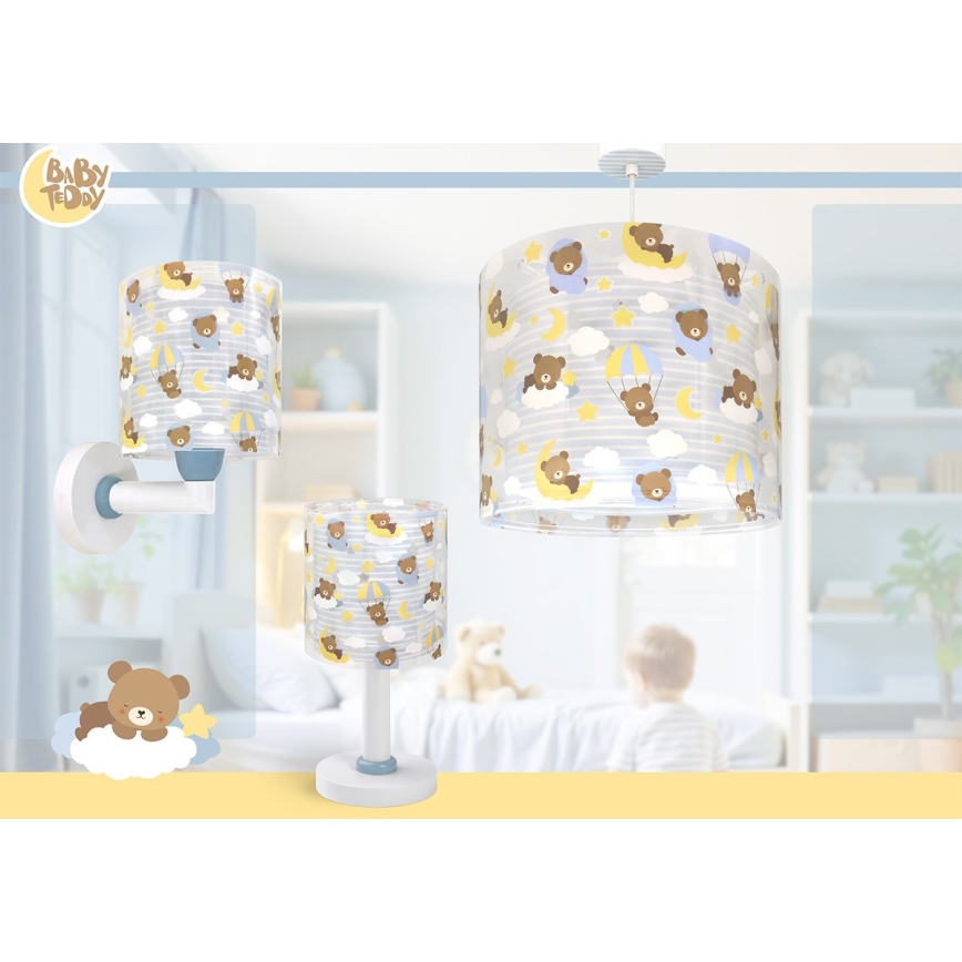 Dalber 41572T - Gyerek csillár BABY TEDDY 1xE27/15W/230V kék
