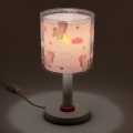 Dalber 41591N - LED gyereklámpa UNICORNS 1xG4/4W/230V rózsaszín