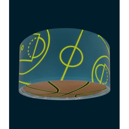 Dalber 41746 - Gyerek mennyezeti lámpa BASKET 2xE27/15W/230V