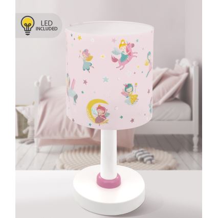 Dalber 42491N - LED gyereklámpa FAIRY DREAMS 1xG4/4W/230V rózsaszín