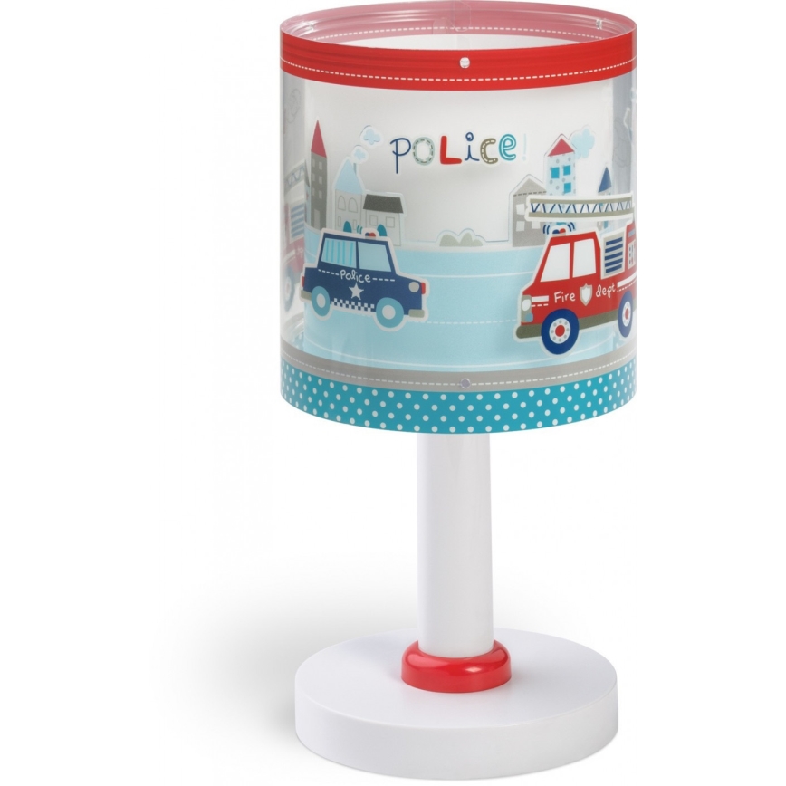 Dalber 60611N - LED gyereklámpa POLICE 1xG4/4W/230V színes