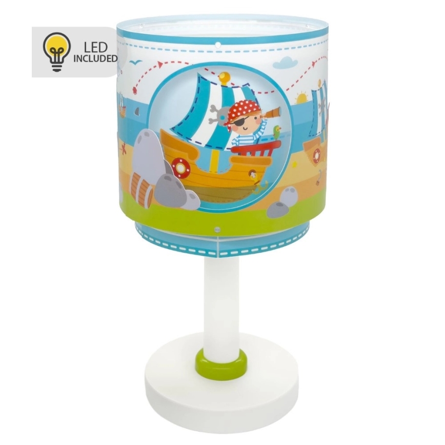 Dalber 60651N - LED gyereklámpa PIRATE ISLAND 1xG4/4W/230V, vidám, színes kivitel